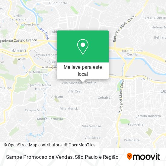 Sampe Promocao de Vendas mapa