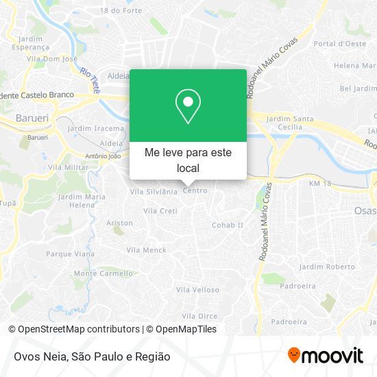 Ovos Neia mapa
