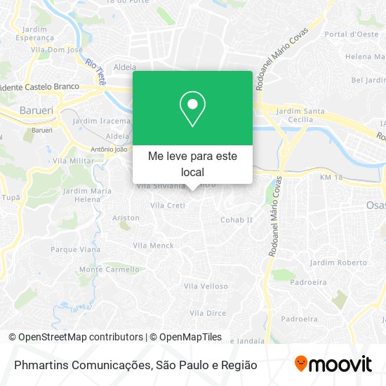 Phmartins Comunicações mapa