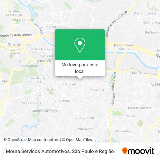 Moura Servicos Automotivos mapa