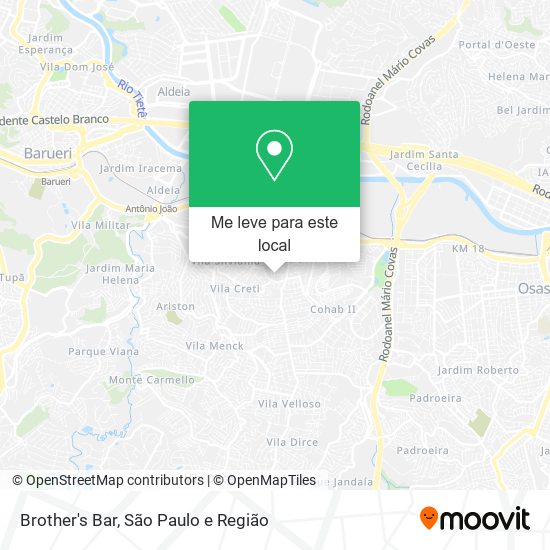 Brother's Bar mapa