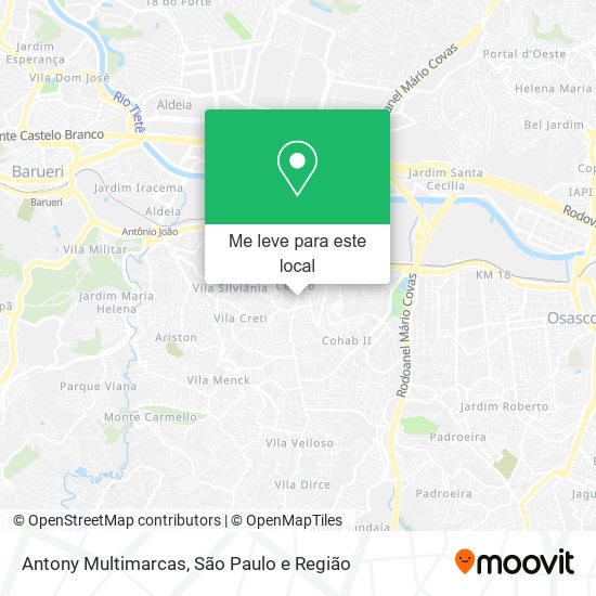 Antony Multimarcas mapa