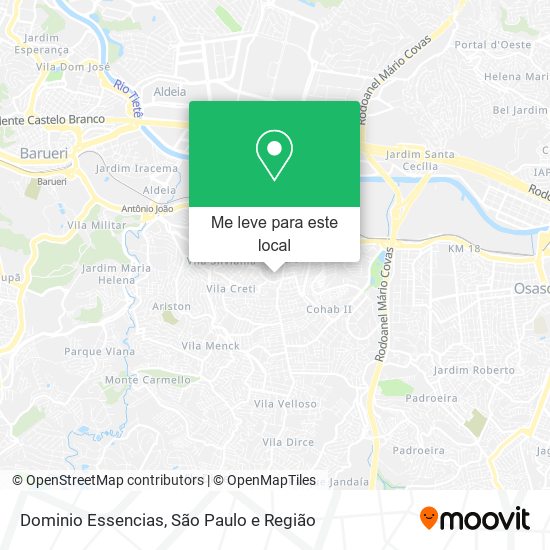 Dominio Essencias mapa