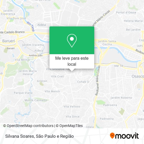 Silvana Soares mapa