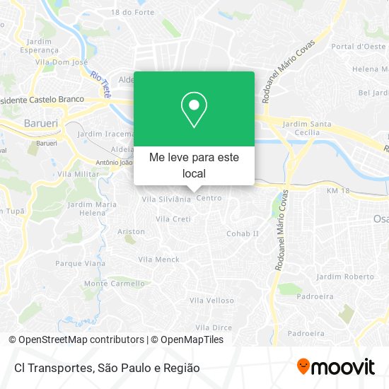 Cl Transportes mapa