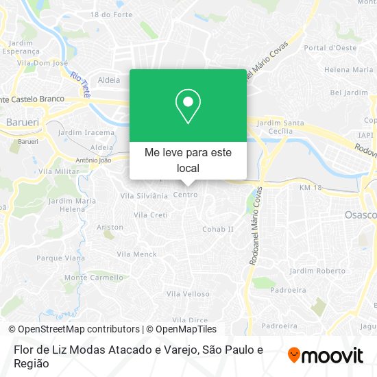 Flor de Liz Modas Atacado e Varejo mapa