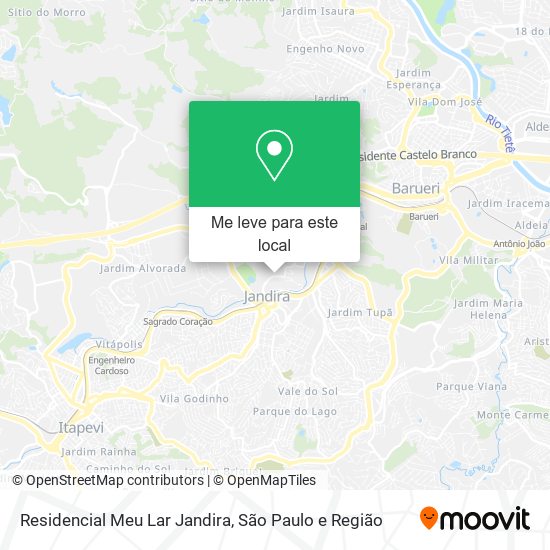 Residencial Meu Lar Jandira mapa