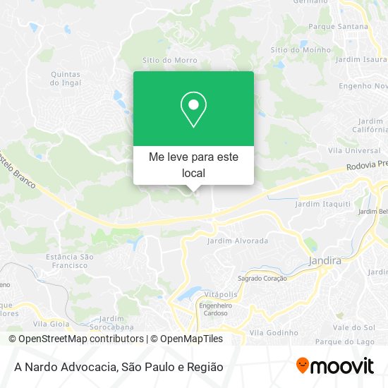 A Nardo Advocacia mapa