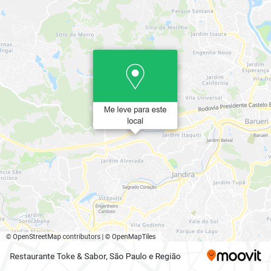 Restaurante Toke & Sabor mapa