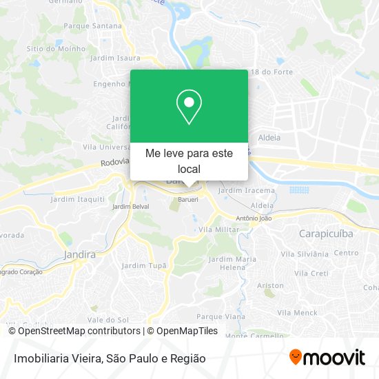 Imobiliaria Vieira mapa
