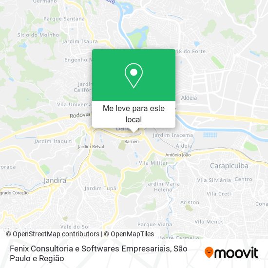 Fenix Consultoria e Softwares Empresariais mapa