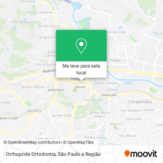 Orthopride Ortodontia mapa