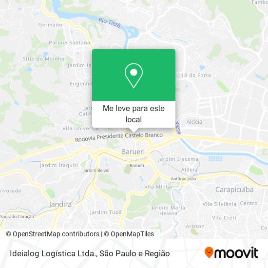 Ideialog Logística Ltda. mapa