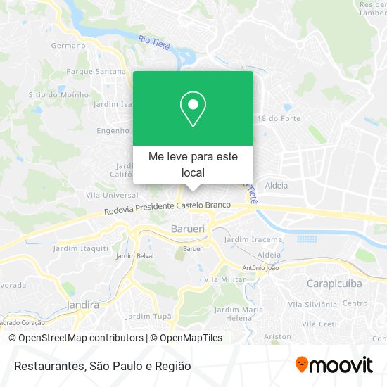 Restaurantes mapa