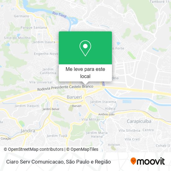 Ciaro Serv Comunicacao mapa
