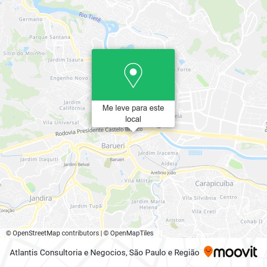 Atlantis Consultoria e Negocios mapa