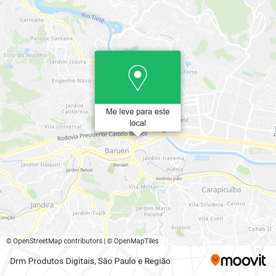 Drm Produtos Digitais mapa