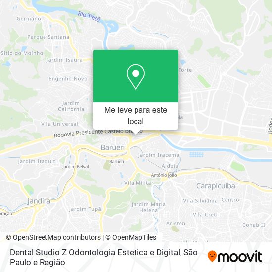 Dental Studio Z Odontologia Estetica e Digital mapa