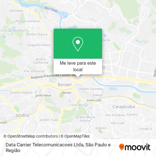 Data Carrier Telecomunicacoes Ltda mapa