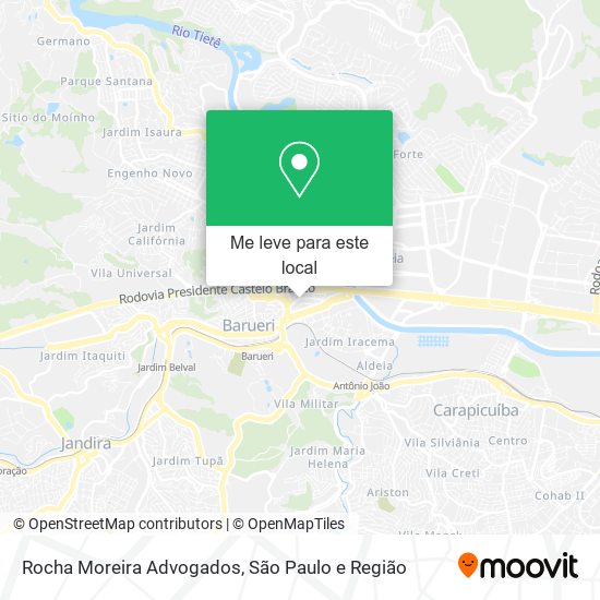 Rocha Moreira Advogados mapa