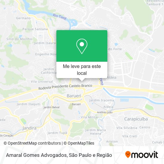 Amaral Gomes Advogados mapa
