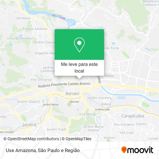 Use Amazona mapa