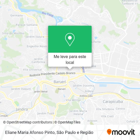 Eliane Maria Afonso Pinto mapa