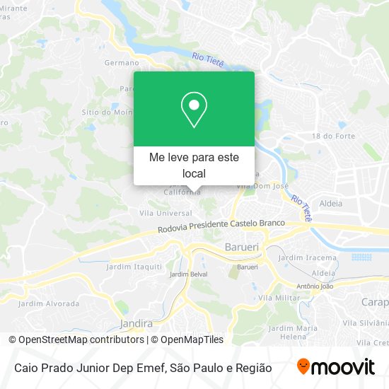 Caio Prado Junior Dep Emef mapa