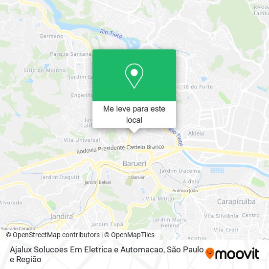 Ajalux Solucoes Em Eletrica e Automacao mapa