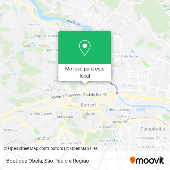 Boutique Obela mapa