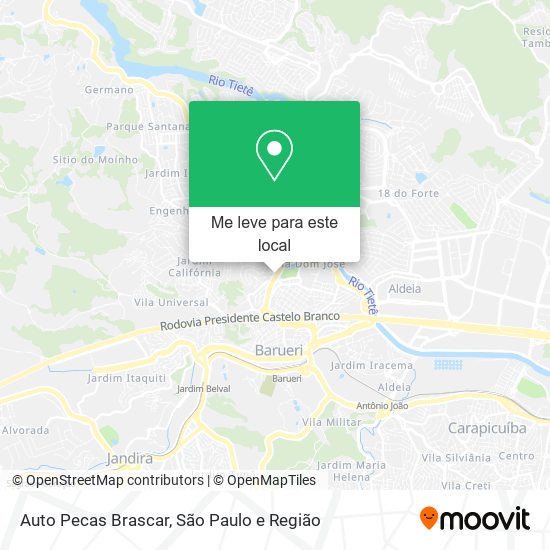 Auto Pecas Brascar mapa