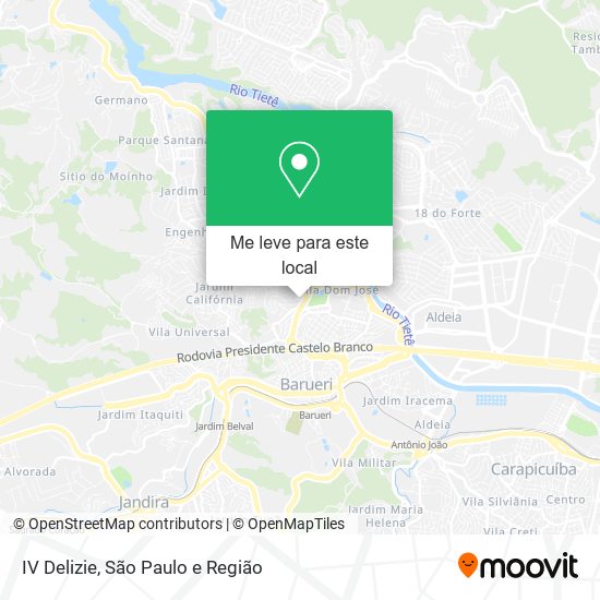 IV Delizie mapa