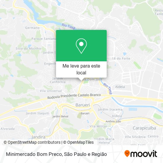 Minimercado Bom Preco mapa