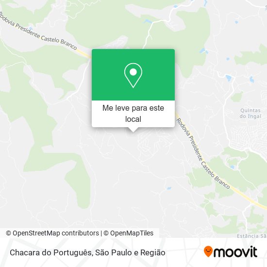 Chacara do Português mapa