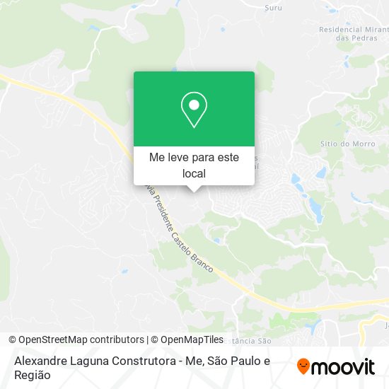 Alexandre Laguna Construtora - Me mapa