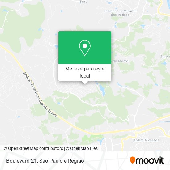Boulevard 21 mapa