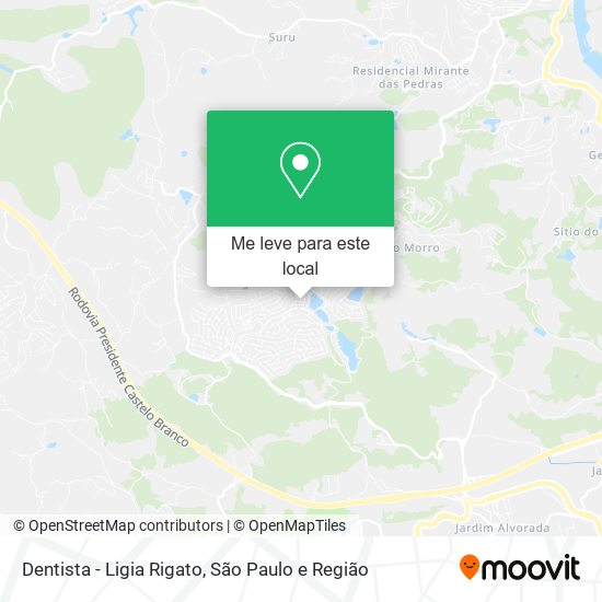 Dentista - Ligia Rigato mapa