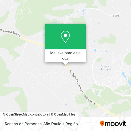 Rancho da Pamonha mapa
