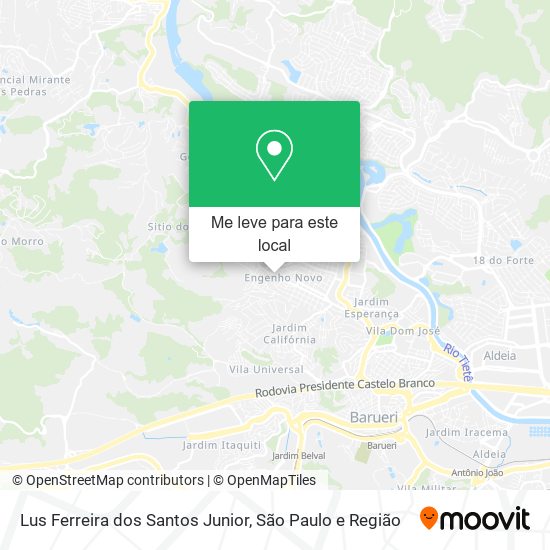 Lus Ferreira dos Santos Junior mapa