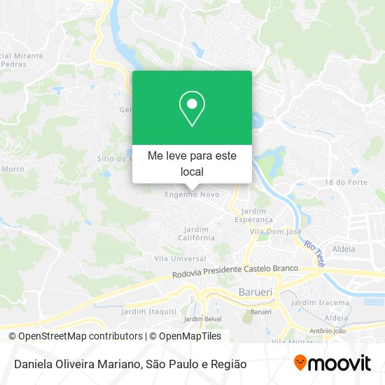 Daniela Oliveira Mariano mapa