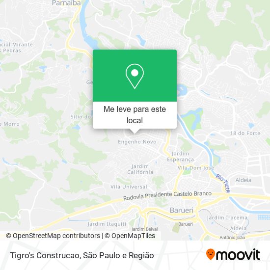 Tigro's Construcao mapa