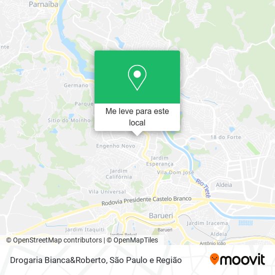Drogaria Bianca&Roberto mapa