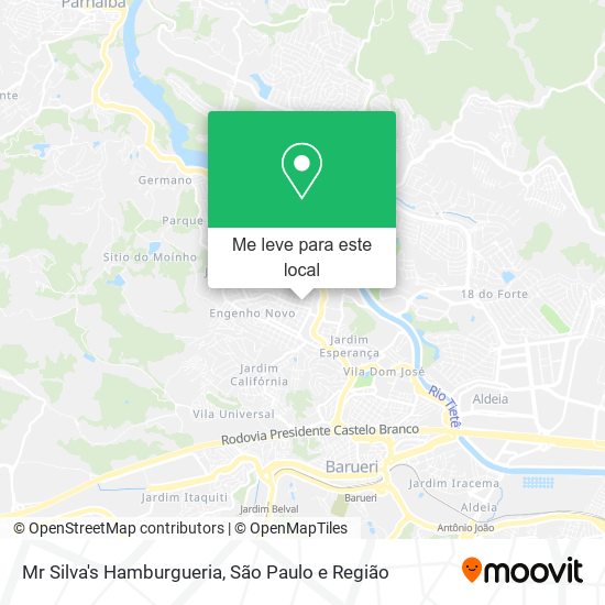 Mr Silva's Hamburgueria mapa