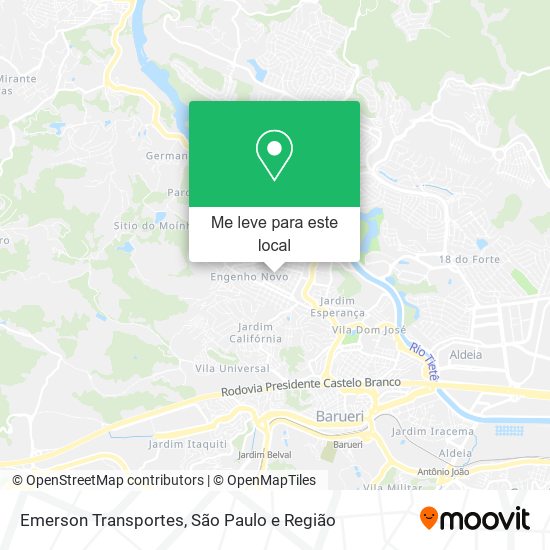 Emerson Transportes mapa
