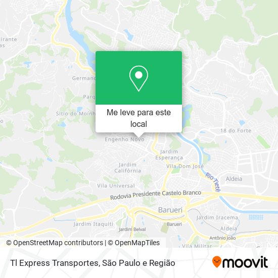 Tl Express Transportes mapa