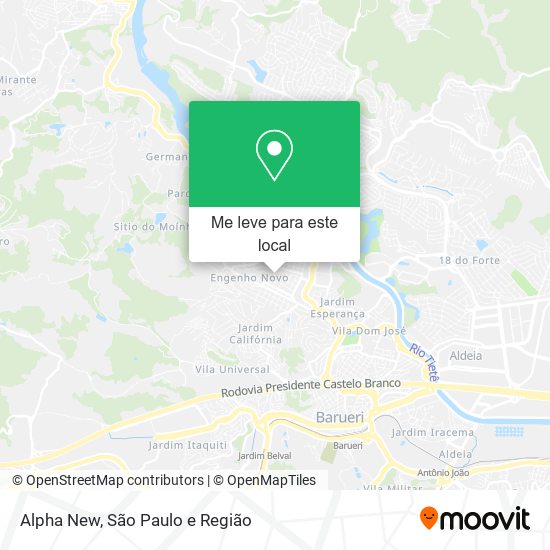 Alpha New mapa