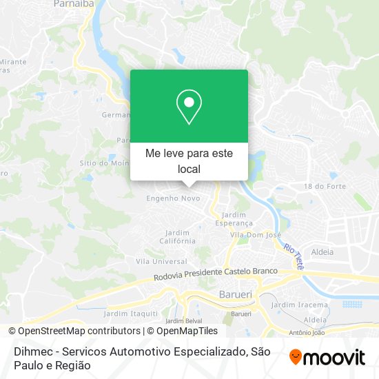 Dihmec - Servicos Automotivo Especializado mapa