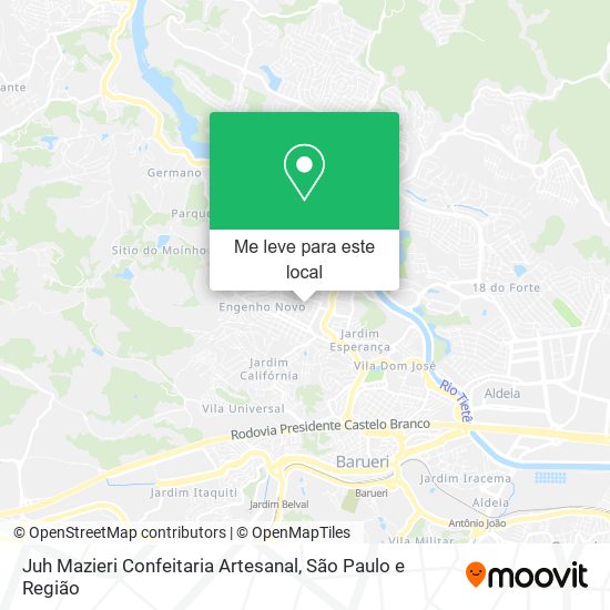 Juh Mazieri Confeitaria Artesanal mapa