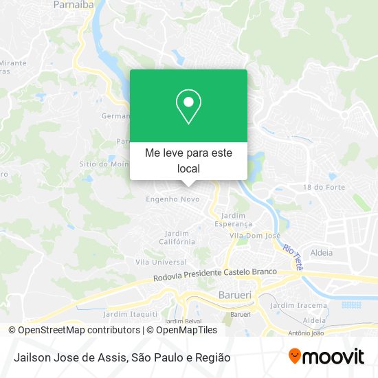 Jailson Jose de Assis mapa