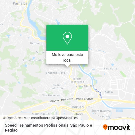 Speed Treinamentos Profissionais mapa